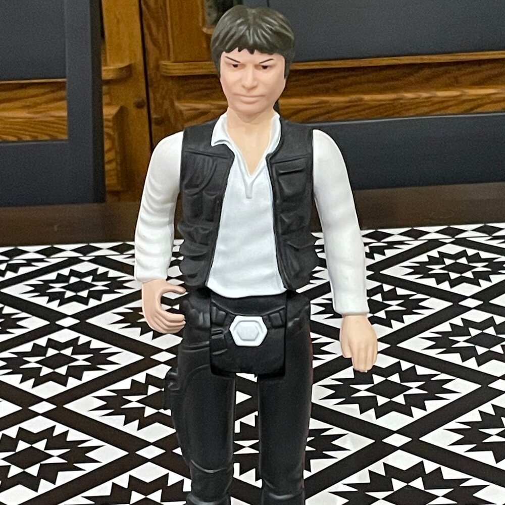 Vintage 1977 GMFGI Star Wars Han Solo Action Figure Made in Hong Kong
